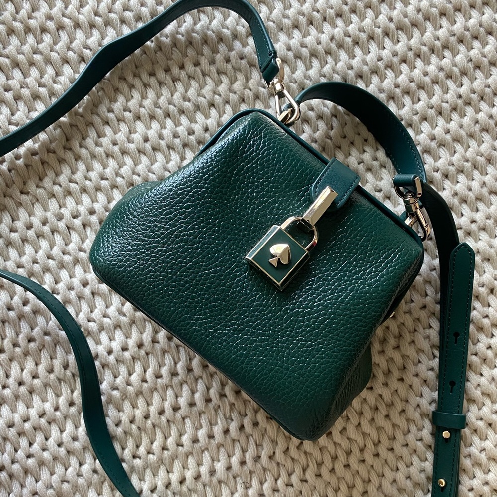 Kelly Green Kate Spade Top Handle Bag